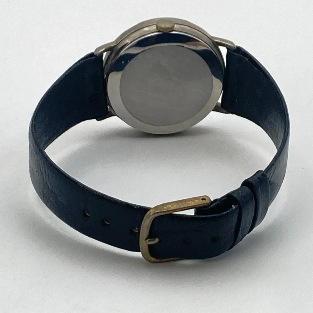 Vintage Cosmo Unisex Watch 33mm Gold Silver Tone Mens Womens New Battery 8.5